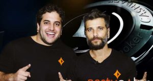 João Simão e Bruno Gagliasso, embaixadores partypoker