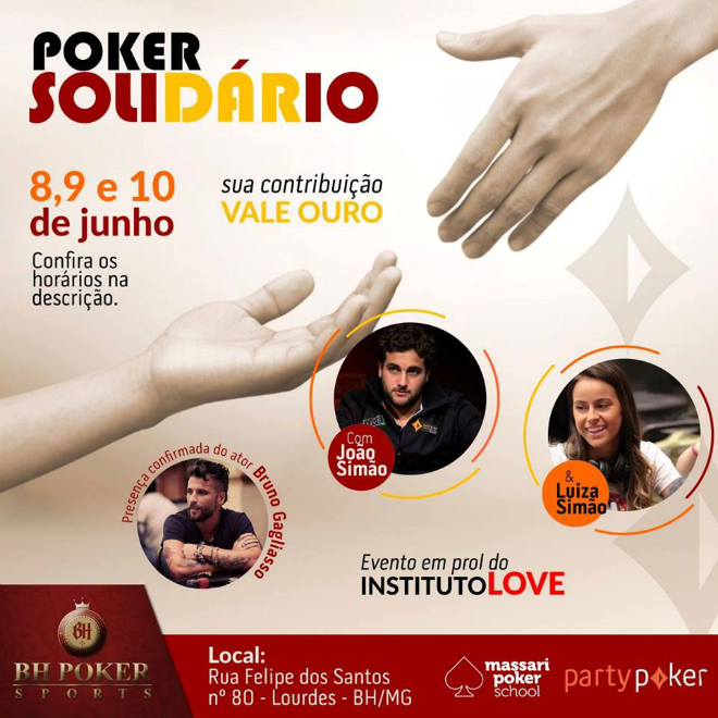 Poker Solidário Instituto Love