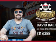 David Bach - Campeão Evento #11 - WSOP 2017