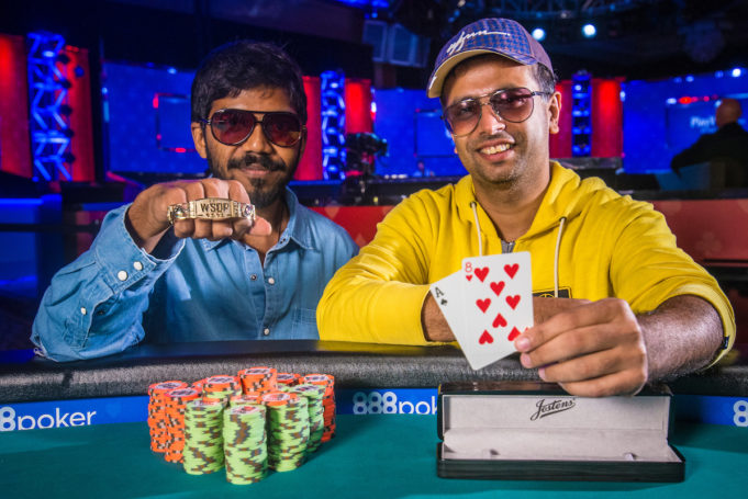 Aditya Sushant e Nipun Java - Campeões Evento #10 - WSOP 2017