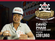 David Pham - Campeão Evento #12 - WSOP 2017