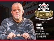 Ron Ware - Campeão Evento #21 - WSOP 2017