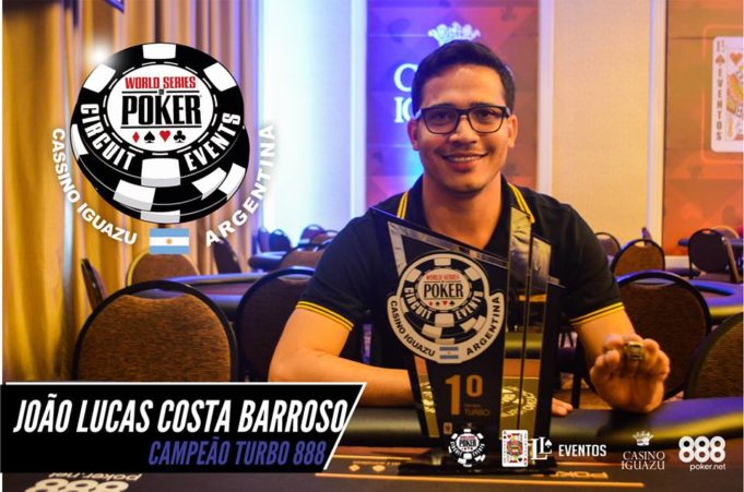 João Lucas Barroso - Campeão 888 Turbo - WSOP Argentina