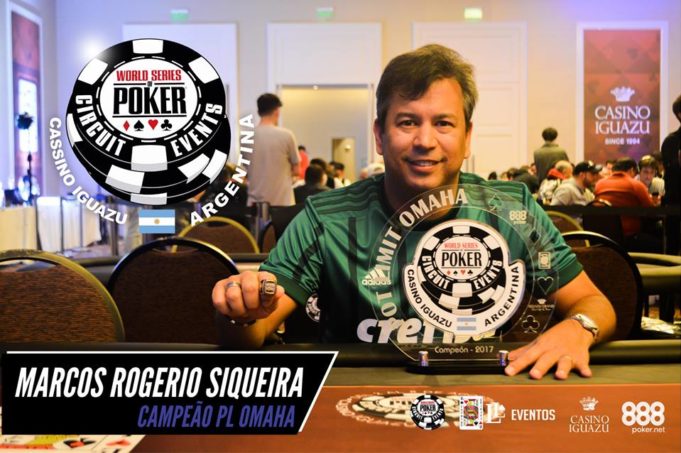 Rogério Siqueira - Campeão Pot Limit Omaha - WSOP Argentina