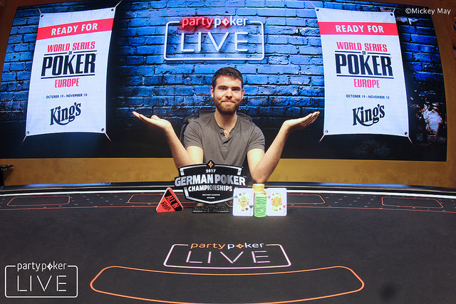 Jack Sinclair campeão Super High Roller partypoker Live Alemanha