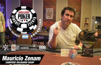 Mauricio Zenam - Campeão Torneio Solidário - WSOP Argentina