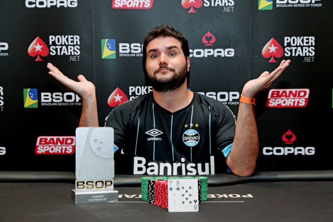 Felipe Difini Campeao Heads Up - BSOP100