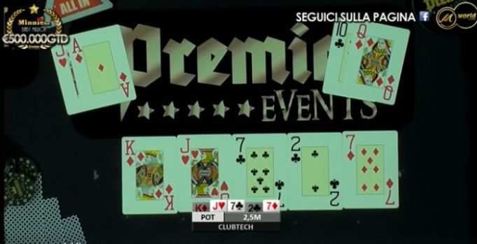 Erro carta duplicada no campeonato da Itália