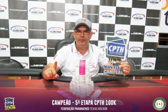 Silvio Cesar Guimarães - Campeão Main Event - Circuito Paranaense Texas Holdem