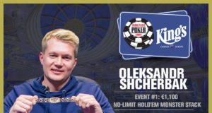 Oleksandr Shcherbak (Ev 1 WSOP Europa Monster Stack)