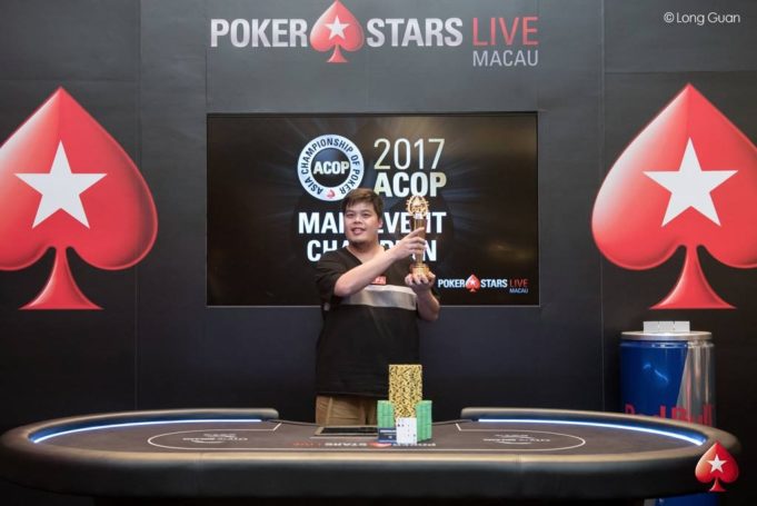 Alan Lau - Campeão Main Event ACOP Macau