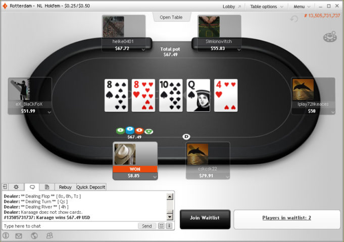 Mesa partypoker