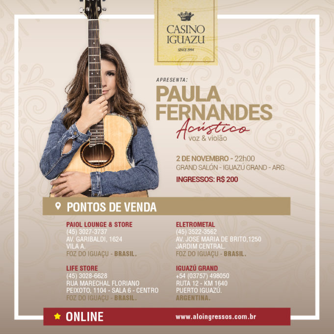 Paula Fernandes - Casino Iguazu