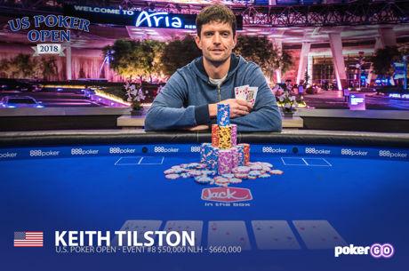 Keith Tilston campeão do Main Event do US Poker Open (Foto: PokerCentral)