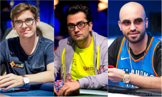 Fedor Holz, Antonio Esfandiari e Bryn Kenney