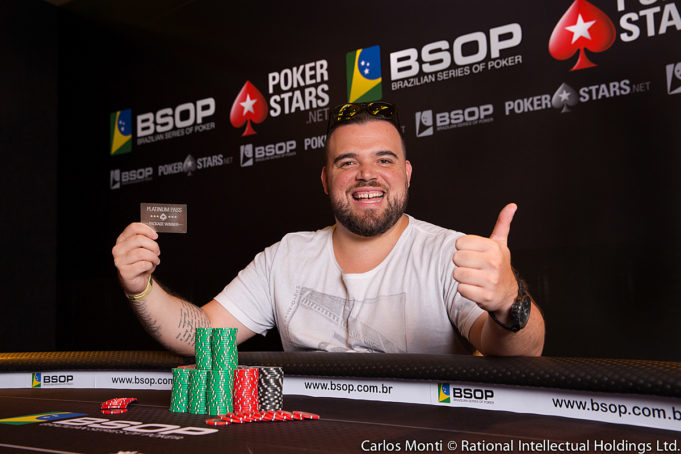 Pedro Padilha - Campeão Freeroll Diamond - BSOP Brasília