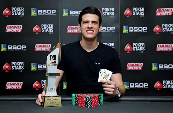 Felipe Morais campeão do High Roller do BSOP Natal