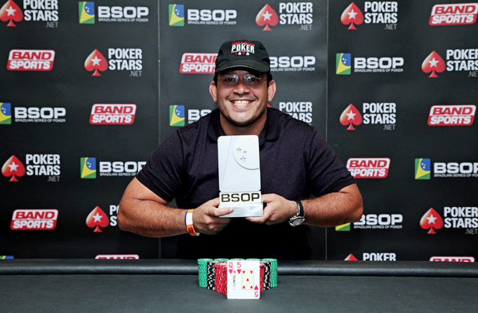 Gustavo Vascão campeão do Last Chance DeepStack do BSOP Natal