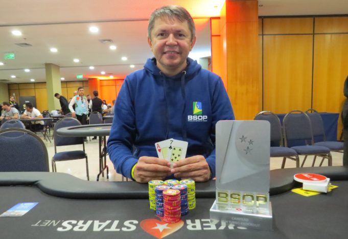 Luciano Teixeira campeão do Turbo Knockout do BSOP Natal