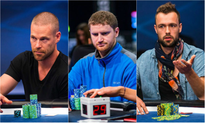 Patrik Antonius, David Peters e Ole Schemion