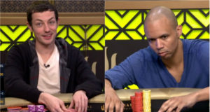 Tom Dwan e Phil Ivey no Triton Super High Roller Series