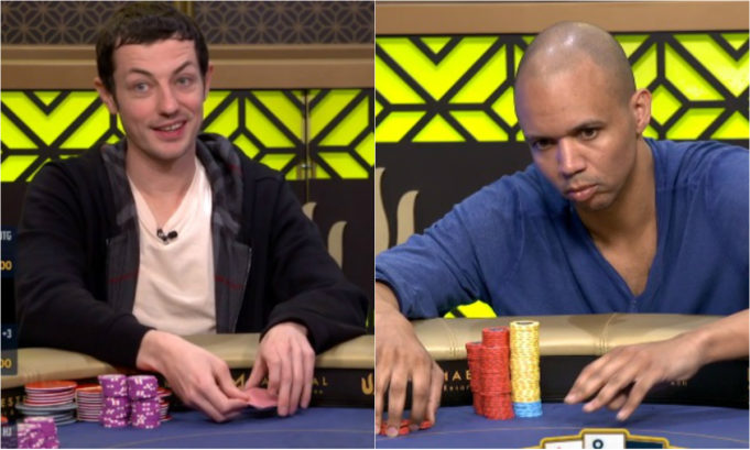 Tom Dwan e Phil Ivey no Triton Super High Roller Series