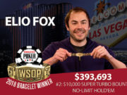 Elio Fox - Campeão Evento #2 - WSOP 2018