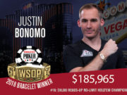 Justin Bonomo - Campeão Evento 16 - WSOP 2018