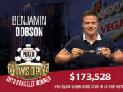 Benjamin Dobson campeão do Evento #25 da WSOP