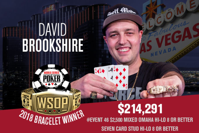 David Brookshire campeão do Evento #46 da WSOP