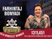 Farhintaj Bonyadi campeã do Super Seniors da WSOP