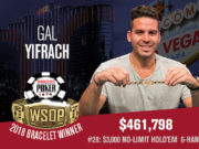 Gal Yifrach campeão do Evento #28 da WSOP