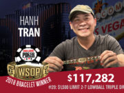 Hanh Tran campeão do Evento #29 da WSOP