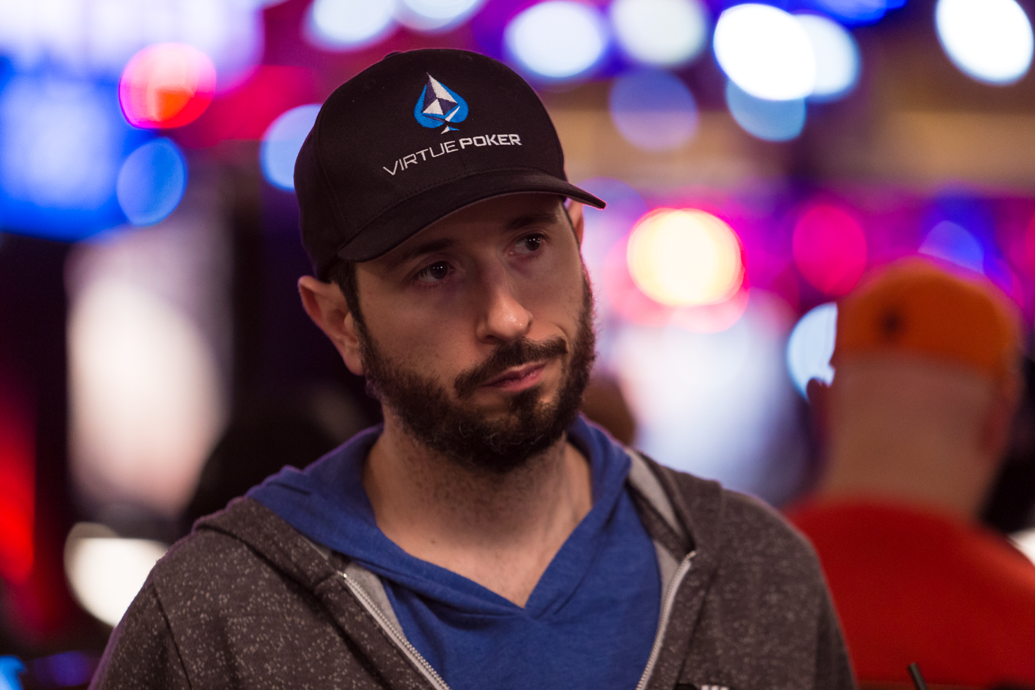 Brian Rast em ação durante a WSOP