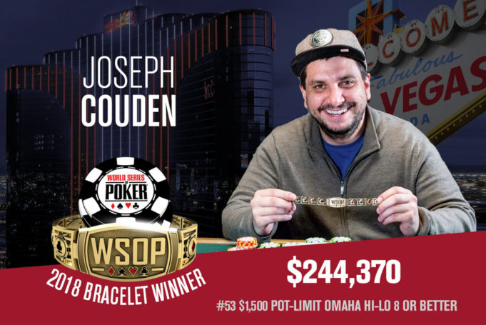 Joseph Couden campeão do Evento #53 da WSOP