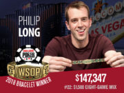 Philip Long - Campeão Evento 22 - WSOP 2018