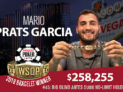 Mario Prats Garcia campeão do Evento #45 da WSOP