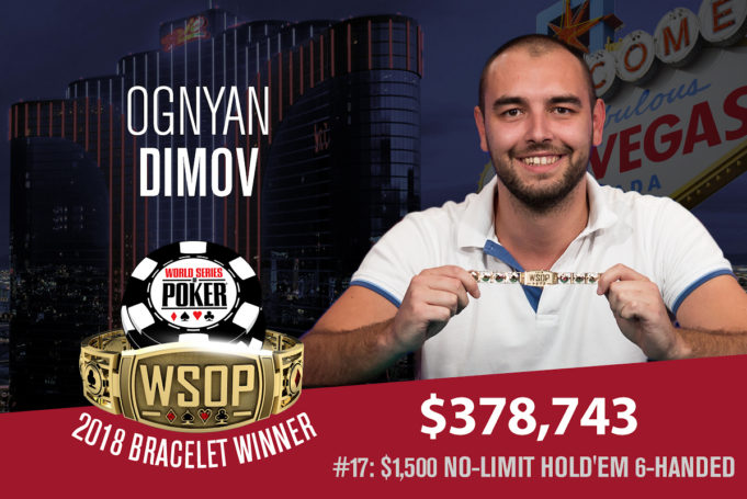 Ognyan Dimov campeão do Evento #15 da WSOP