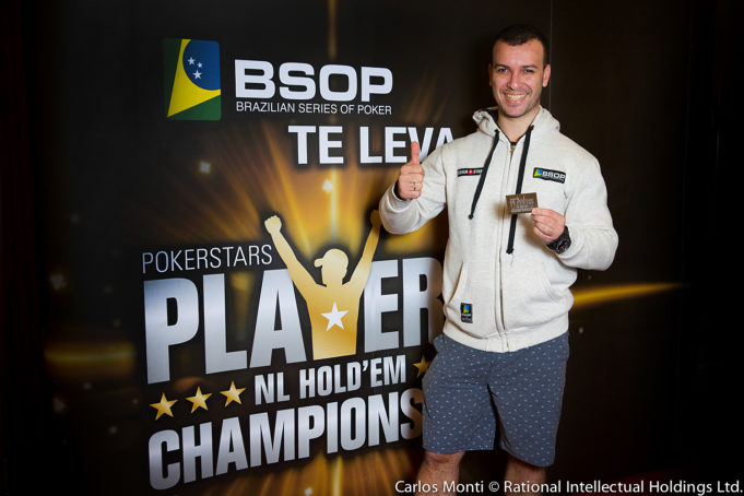 Anderson Fernandes campeão do Torneio All in ou Fold do BSOP SP