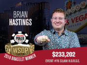 Brian Hastings campeão do Evento #76 da WSOP