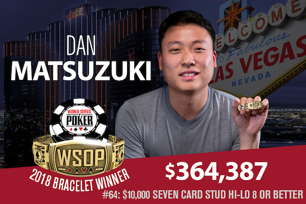 Dan Matsuzuki campeão do Seven Card Stud Championship da WSOP