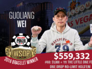 Guoliang Wei campeão do Little One for One Drop da WSOP