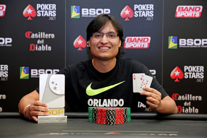 Fernando Araújo campeão do 6-handed do BSOP São Paulo