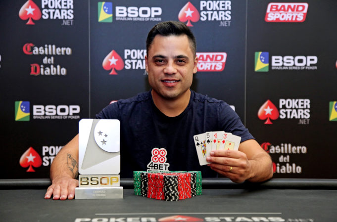 Thiago Napoleão - Campeão Pot Limit Omaha - BSOP São Paulo