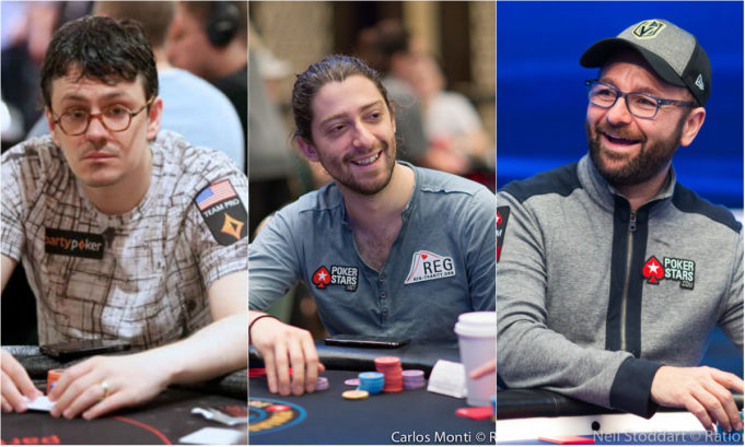 Isaac Haxton, Igor Kurganov e Daniel Negreanu