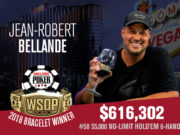 Jean-Robert Bellande campeão do Evento #58 da WSOP