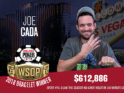 Joe Cada campeão do Evento #75 da WSOP