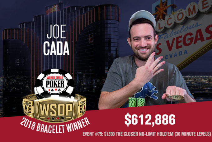 Joe Cada campeão do Evento #75 da WSOP