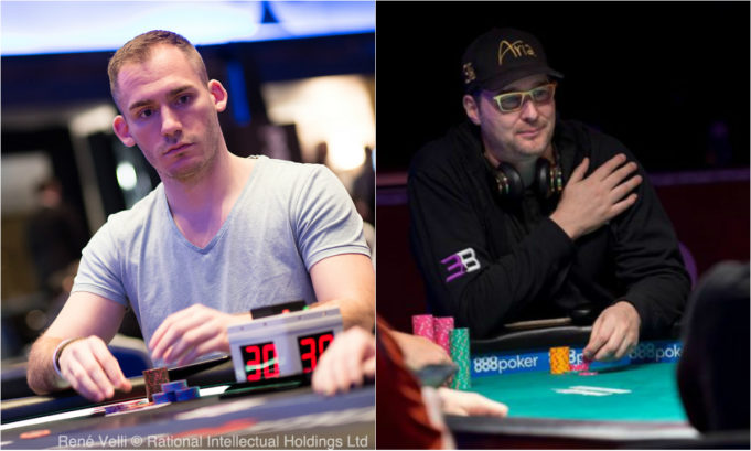 Justin Bonomo e Phil Hellmuth