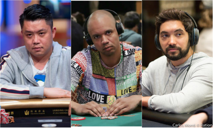 Ivan Leow, Phil Ivey e Timothy Adams